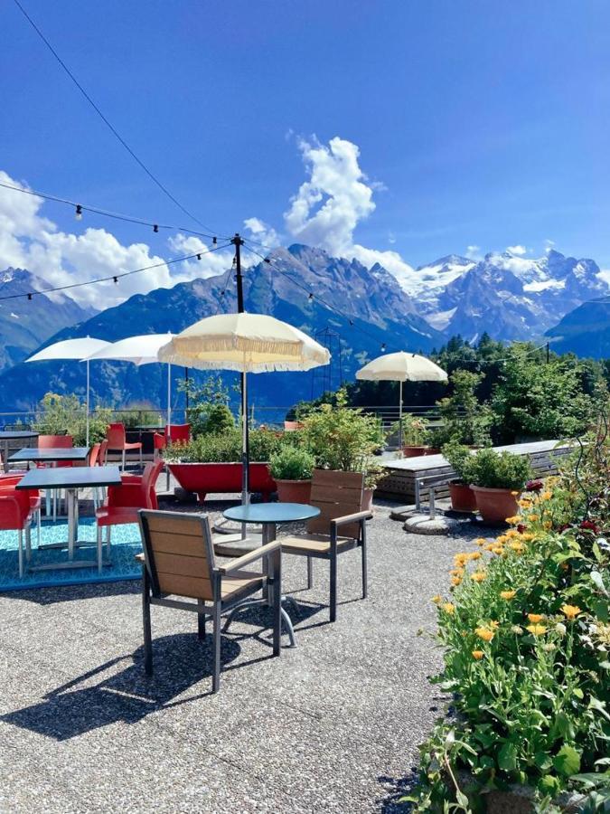 Hotel Gletscherblick Hasliberg Buitenkant foto